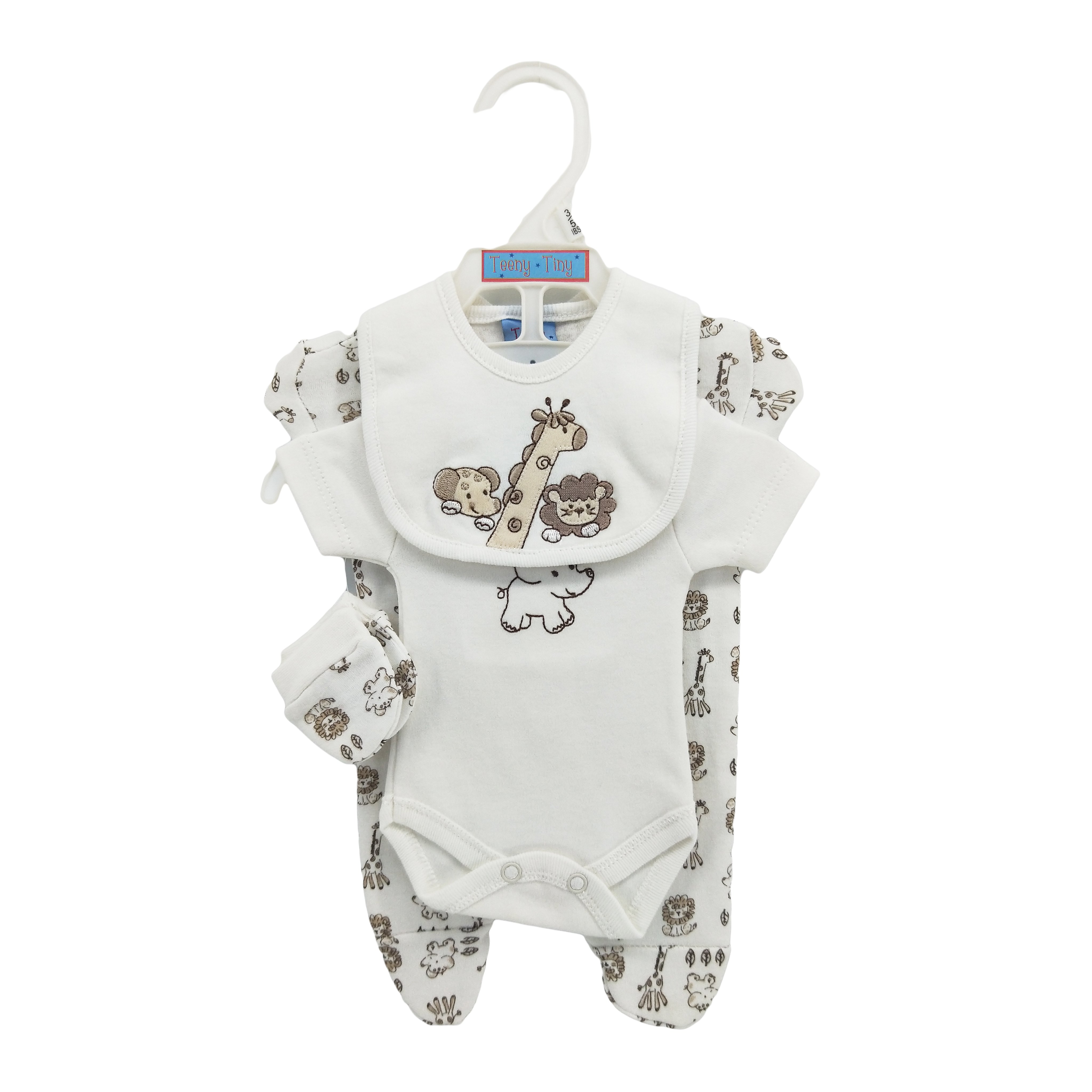 cartoon baby boy fashion 100% cotton newborn 4 pieces baby clothing set