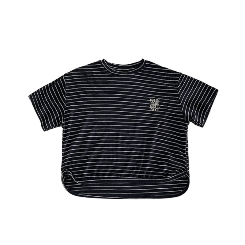 Summer Boys Girls Loose Casual soft Sports Suit Short Sleeve 2Pcs Striped top Shorts Suit Kids Boys clothing sets