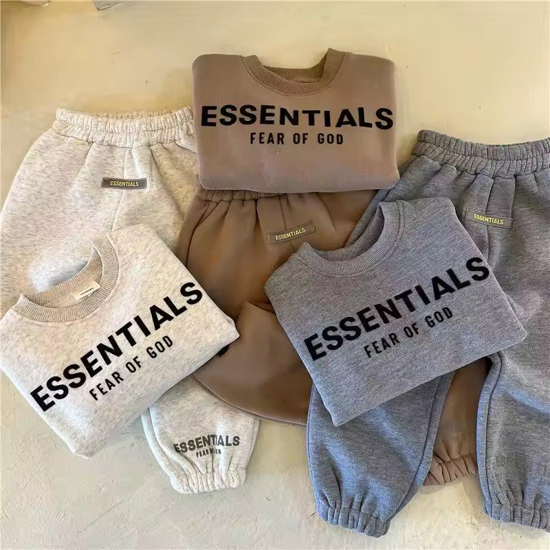 Ms-426 Kids 2 Piece Sets Boys Letter Pullover Sweatshirt+Pants Children's Clothing 3-5 Years Fleece Tracksuit for Kids Boys Girl