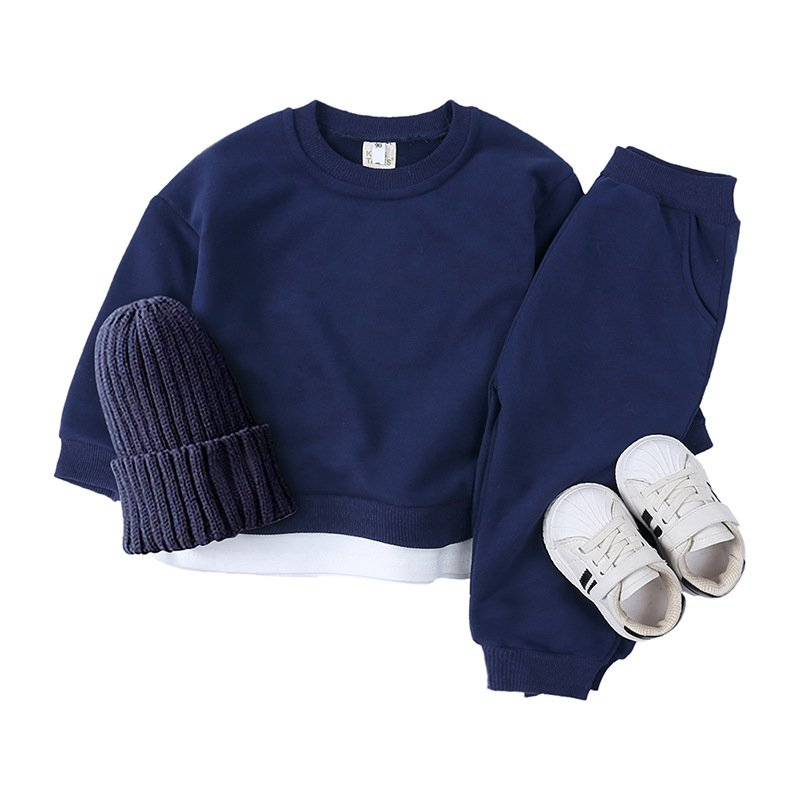 Children's clothing new boys and girls autumn casual sweater sweatpants suit children wholesale