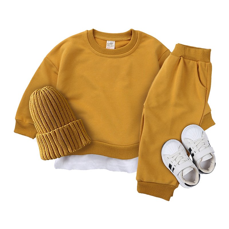 Children's clothing new boys and girls autumn casual sweater sweatpants suit children wholesale