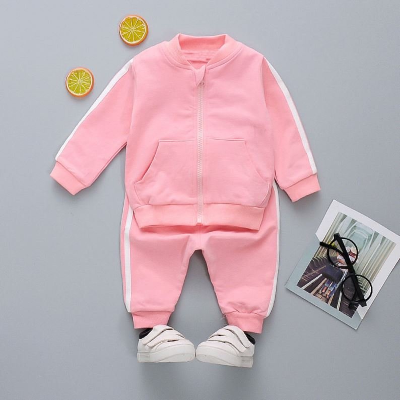 Spring Autumn Cotton Long Sleeve Casual Style Baby Clothes Suits 2pcs Baby Boys' Clothing Sets 1-5Y Kids Sweatsuit Sets