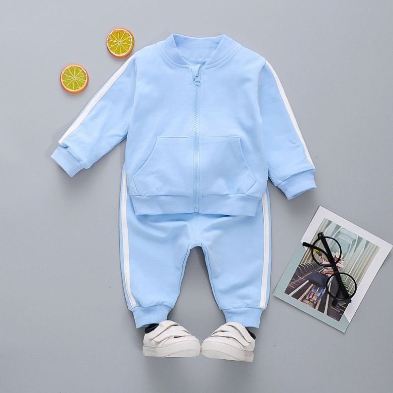 Spring Autumn Cotton Long Sleeve Casual Style Baby Clothes Suits 2pcs Baby Boys' Clothing Sets 1-5Y Kids Sweatsuit Sets