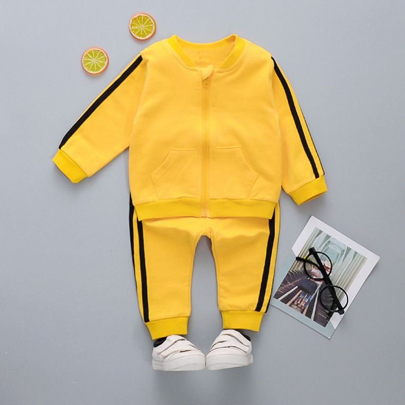 Spring Autumn Cotton Long Sleeve Casual Style Baby Clothes Suits 2pcs Baby Boys' Clothing Sets 1-5Y Kids Sweatsuit Sets