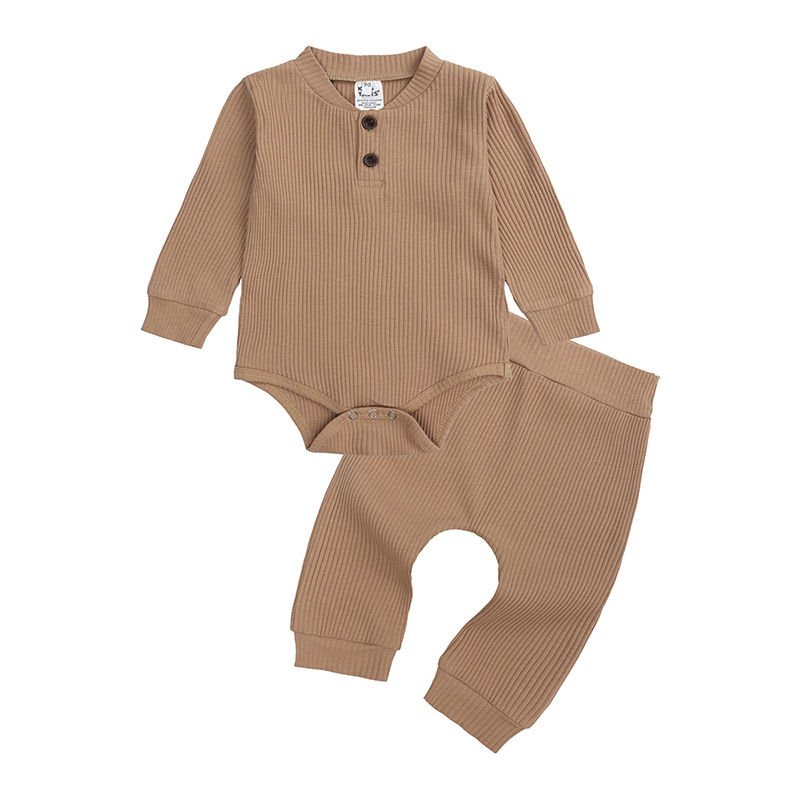 Spring Autumn Bodysuit Unisex Kid Pants Set Toddler Infant BABY Outfit Children's Clothing Cotton Romper