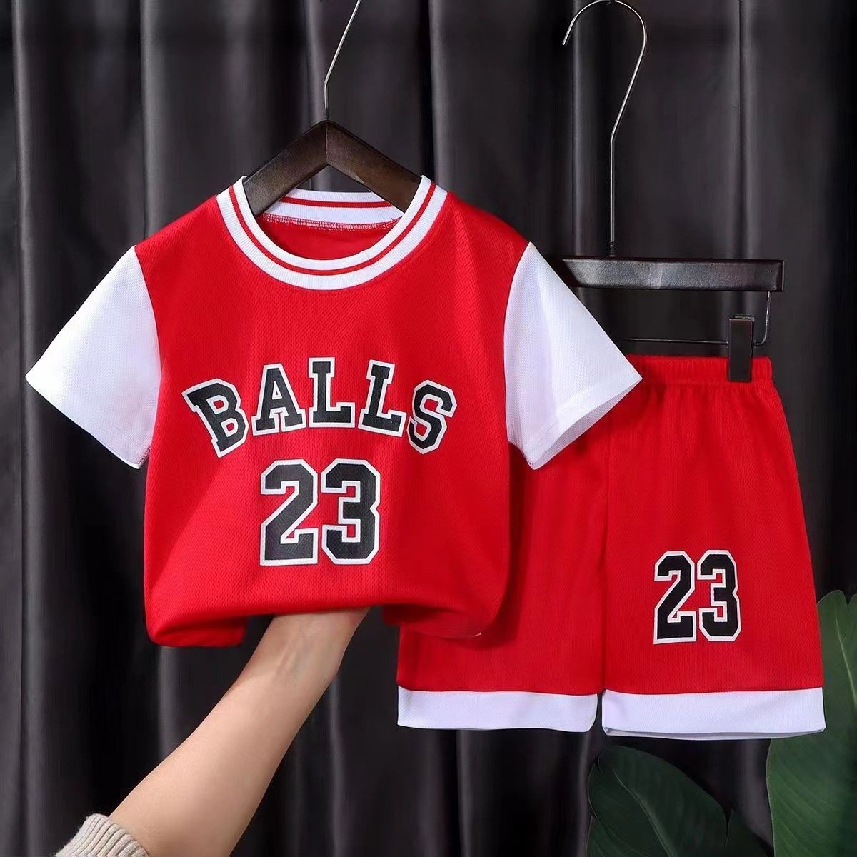 Children's clothing suit boy girl Basketball Jerseys set primary school jersey game team uniform training vest