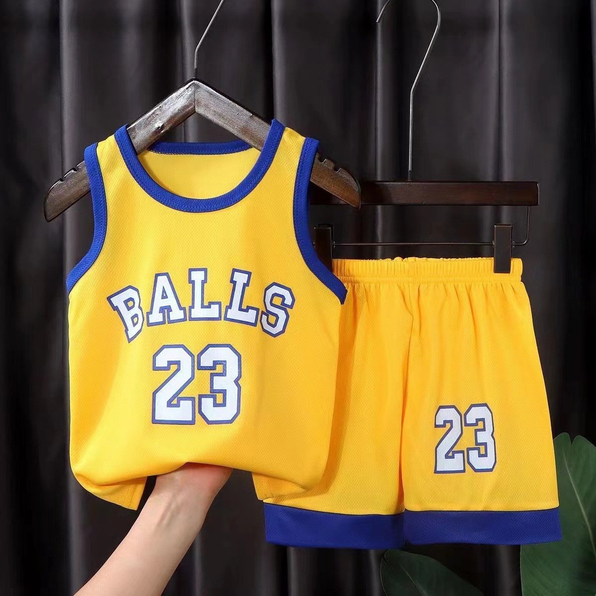 Children's clothing suit boy girl Basketball Jerseys set primary school jersey game team uniform training vest