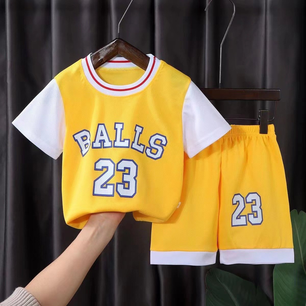 Children's clothing suit boy girl Basketball Jerseys set primary school jersey game team uniform training vest