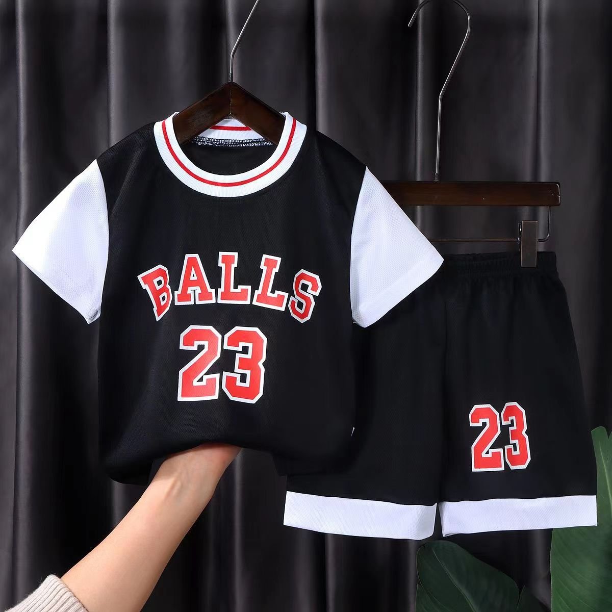 Children's clothing suit boy girl Basketball Jerseys set primary school jersey game team uniform training vest