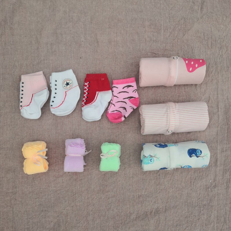 Wholesales 10 PCS Baby Clothes Gift Set 100% Cotton Newborn Baby Boy Girl Clothes Outfits Baby Net Coverall