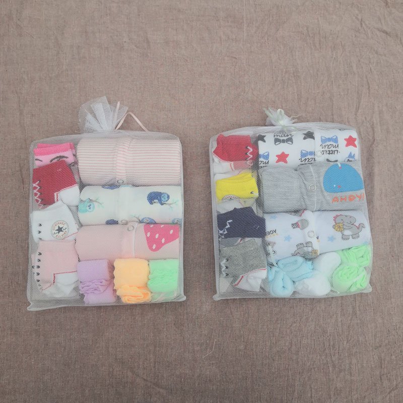 Wholesales 10 PCS Baby Clothes Gift Set 100% Cotton Newborn Baby Boy Girl Clothes Outfits Baby Net Coverall