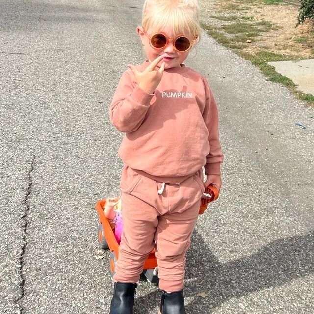 Custom embroidery children french terry sweatshirt jogger set baby toddler boy girl fleece two piece outfit set 2025