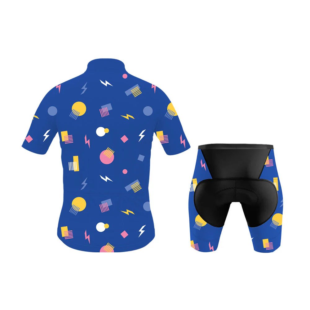 SAIKE Custom Cycling Clothes Boy Short Sleeve Cartoon Road Mountain Bike Jersey Breathable Cycling Jersey For Kids