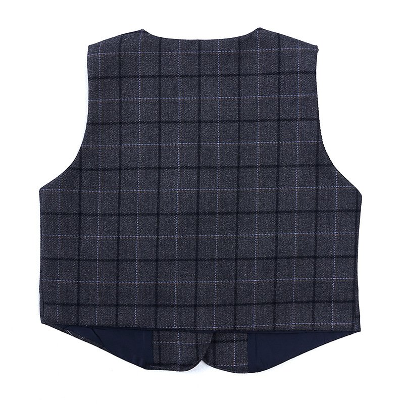 Wholesale Toddler Clothes Kids Boys Clothing Sets Gentleman Suit Plaid New Born Baby Outfits