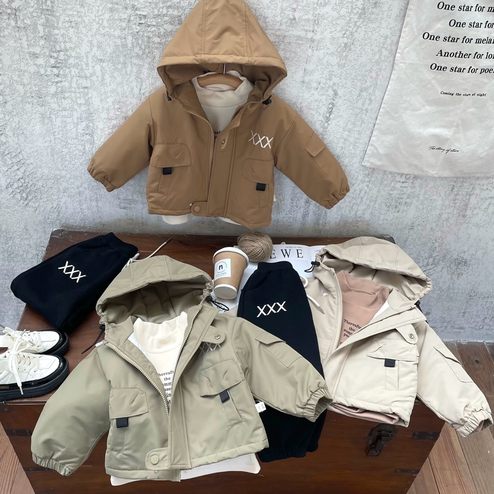 Autumn Baby Boys Sets Cotton Jacket and Long Pants Suit for Kids 1-4 Years for Winter and Summer Seasons boys Clothing Set