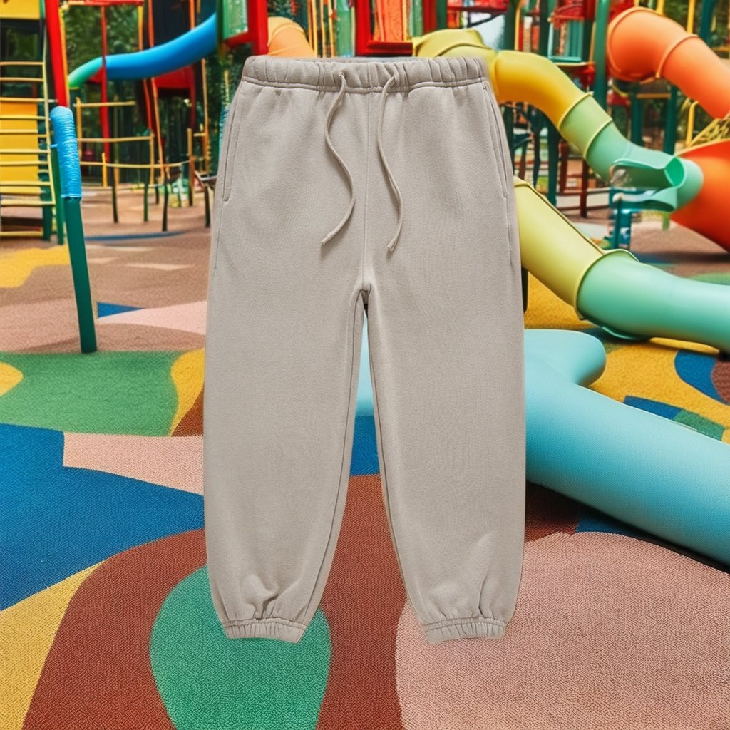 Unisex Custom Printed Casual Hoodies with Full Sleeves Solid Color Track Suits for Kids Boys Clothing Sets
