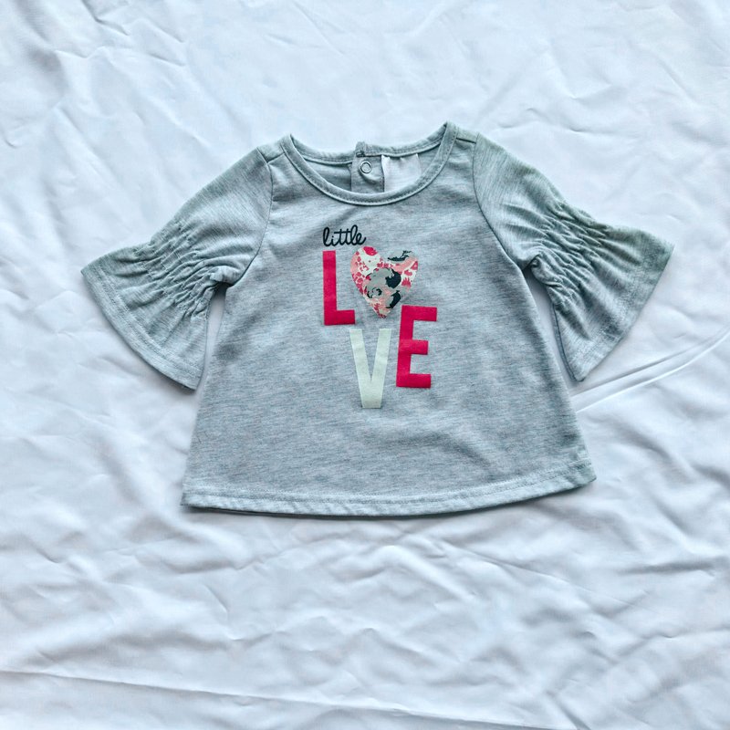 Custom autumn infant baby clothing Cute Floral Long Sleeve Pant Top Set Clothes 2Pcs Baby Girl Set
