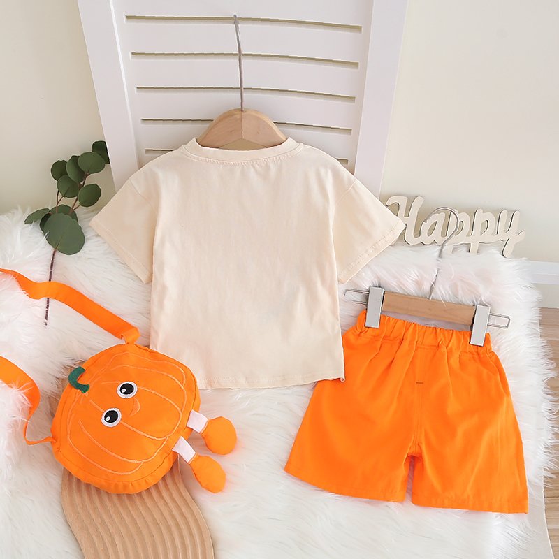 2024 Summer New Designs Casual Kids 2-Piece Short Sleeve Shorts Sets Comfortable and OEM Service Available