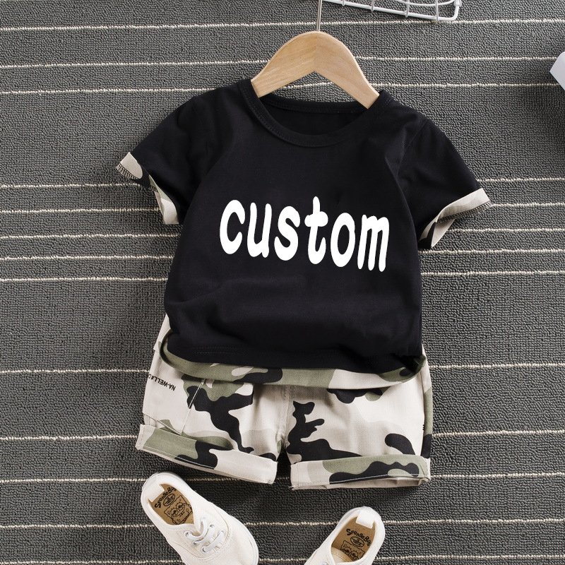 Sample Custom Your Design Spring Kids Clothing Designers Little Boys Clothing Sets 2022 Children's