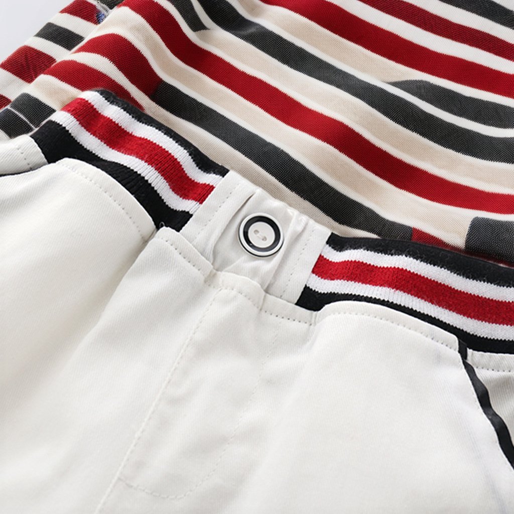 Children's Casual & Formal Two-Piece Summer Suit Little Boys' T-Shirt & Shorts Outfit Quality Clothing Sets for Kids