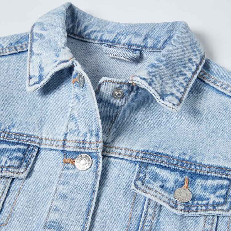 Private Label Casual Denim Jacket Jeans Set 2Pcs Kids Spring Clothes