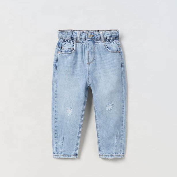 Private Label Casual Denim Jacket Jeans Set 2Pcs Kids Spring Clothes