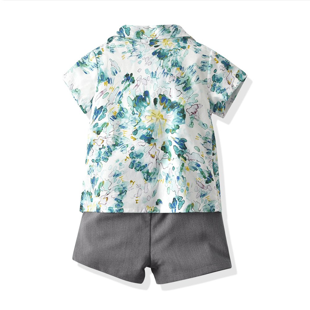2024 Cotton Dress Shirt Boy and Girl Kids Clothing Suit Brother Sister Sibling Matching Outfits Sets for Family