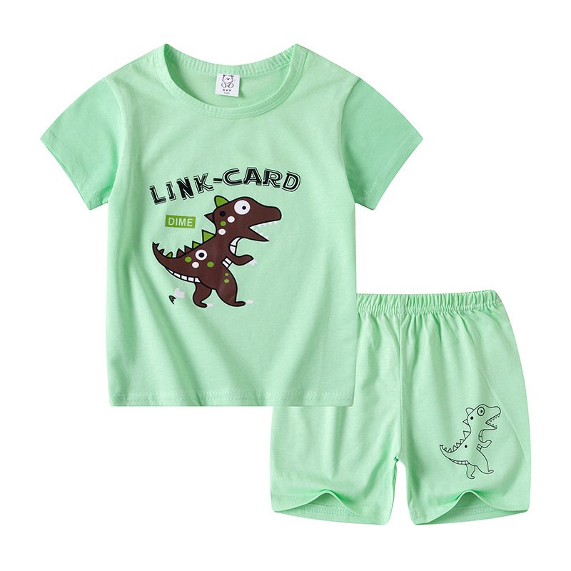 2022 Wholesale factory boys spring summer clothing set colorful kids clothes set summer 2pcs
