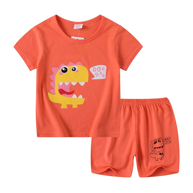 2022 Wholesale factory boys spring summer clothing set colorful kids clothes set summer 2pcs