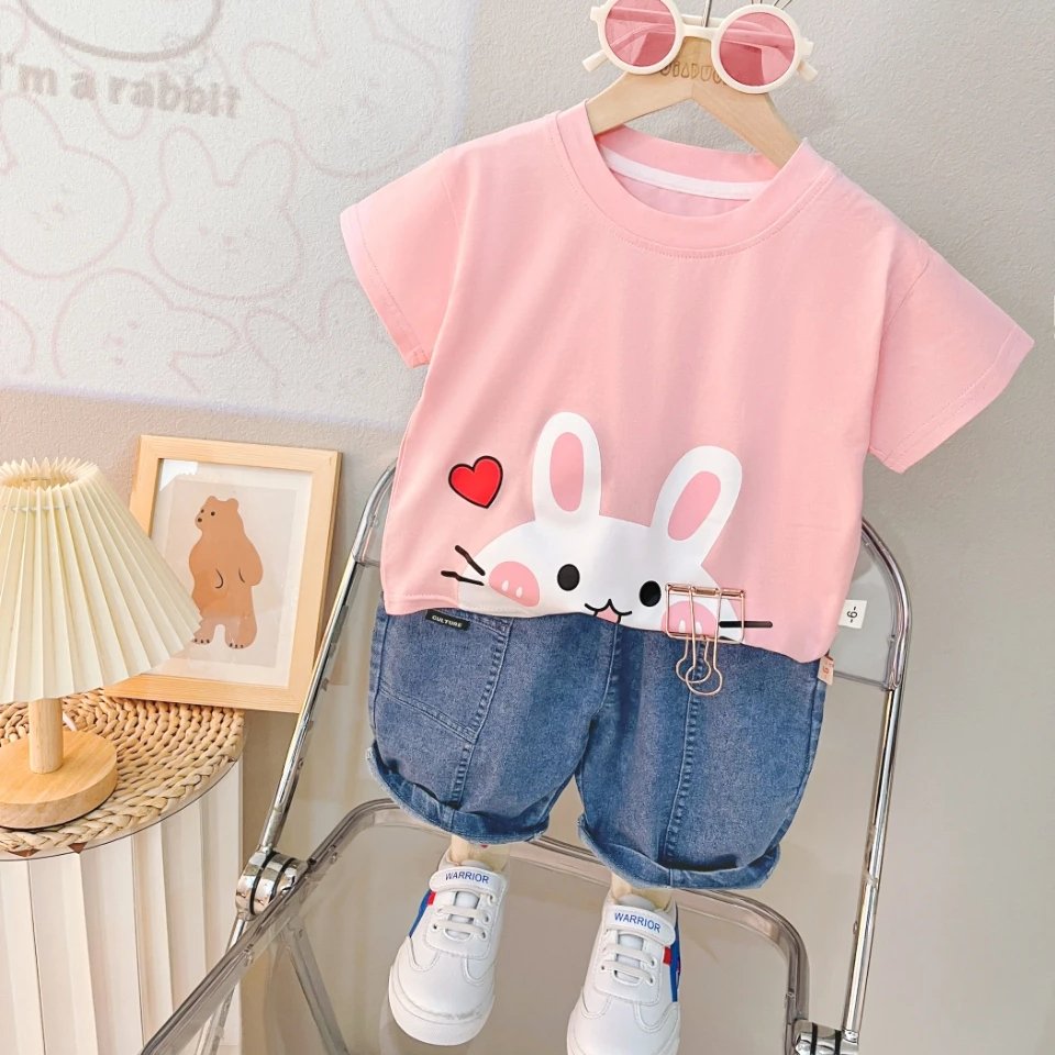 2024 year Guangzhou Latest summer shirt for kids boys plain t-shirt for baby boy clothing sets Dinosaur cartoon T-shirt for kids