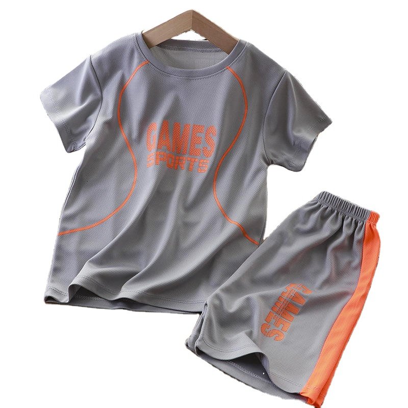 2024 Kids Boys Girls Sleeveless Basketball Jersey Summer Clothing Sets Children Two Piece Vest Shorts Clothes Set For Sport Wear