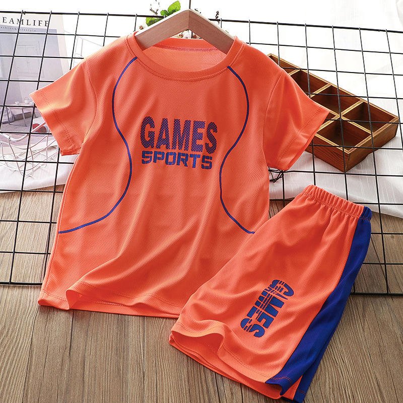 2024 Kids Boys Girls Sleeveless Basketball Jersey Summer Clothing Sets Children Two Piece Vest Shorts Clothes Set For Sport Wear