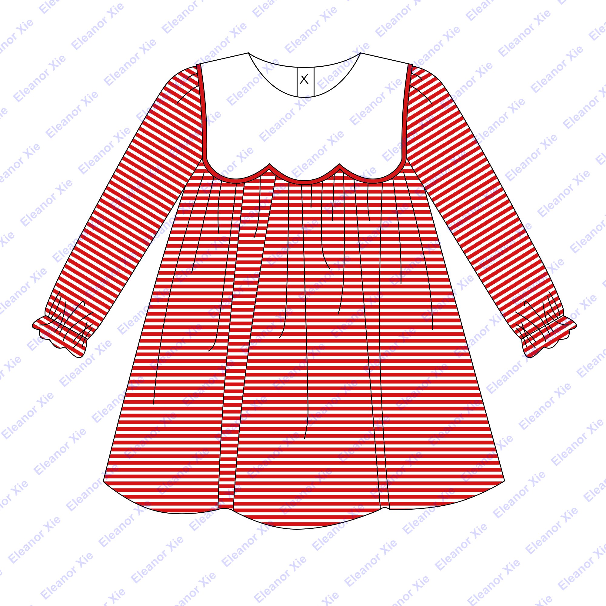 Embroidered baby boy winter clothes set siblings matching red stripe 95%cotton long sleeve children boys clothing sets