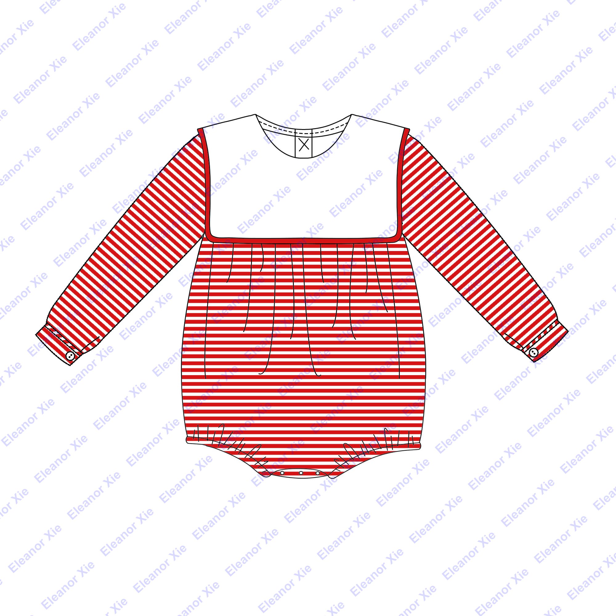 Embroidered baby boy winter clothes set siblings matching red stripe 95%cotton long sleeve children boys clothing sets