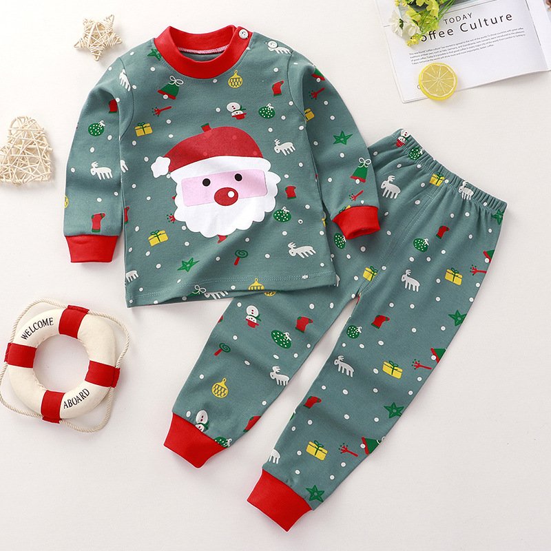 Fashion Spring Christmas clothes Toddler Kids 2pcs Sets Unisex Infant Casual baby striped leggings suit
