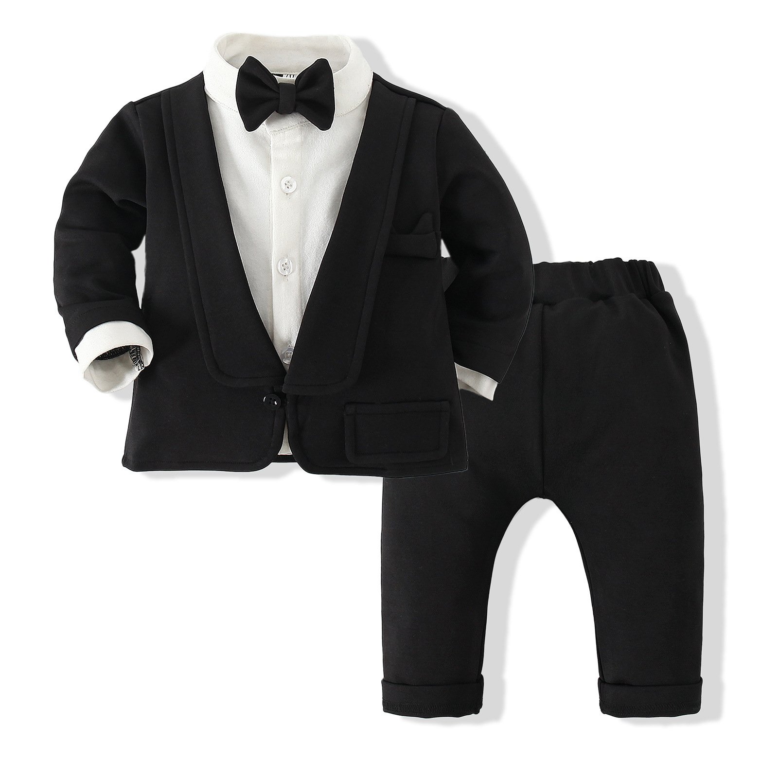 cotton soft new born sets 18 months baby boy clothes boys 0-3 month long sleeve birthday party dress