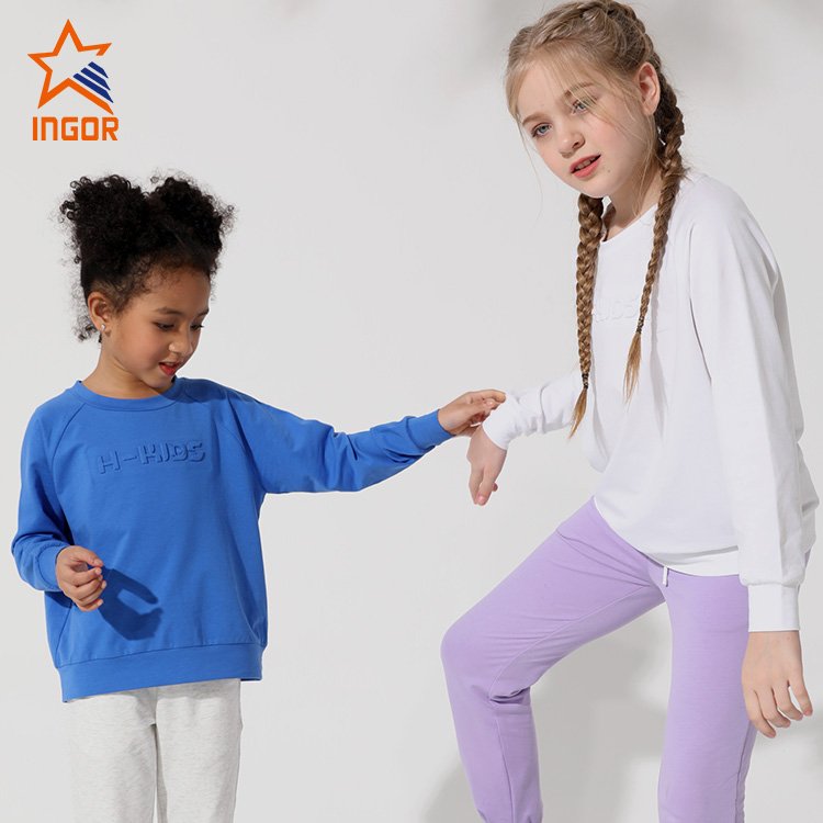 Kids prints set Customize Logo Custom Wholesale Kids Clothing Set High Quality Hoodie Jogger Pants 2pcs Set Clothing Baby Casual