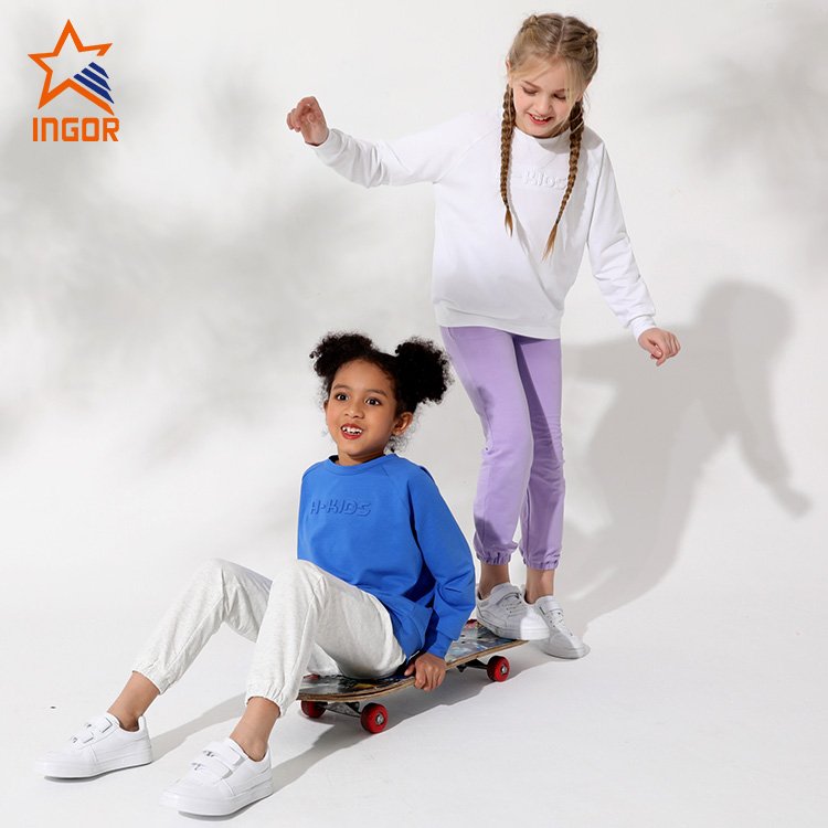Kids prints set Customize Logo Custom Wholesale Kids Clothing Set High Quality Hoodie Jogger Pants 2pcs Set Clothing Baby Casual