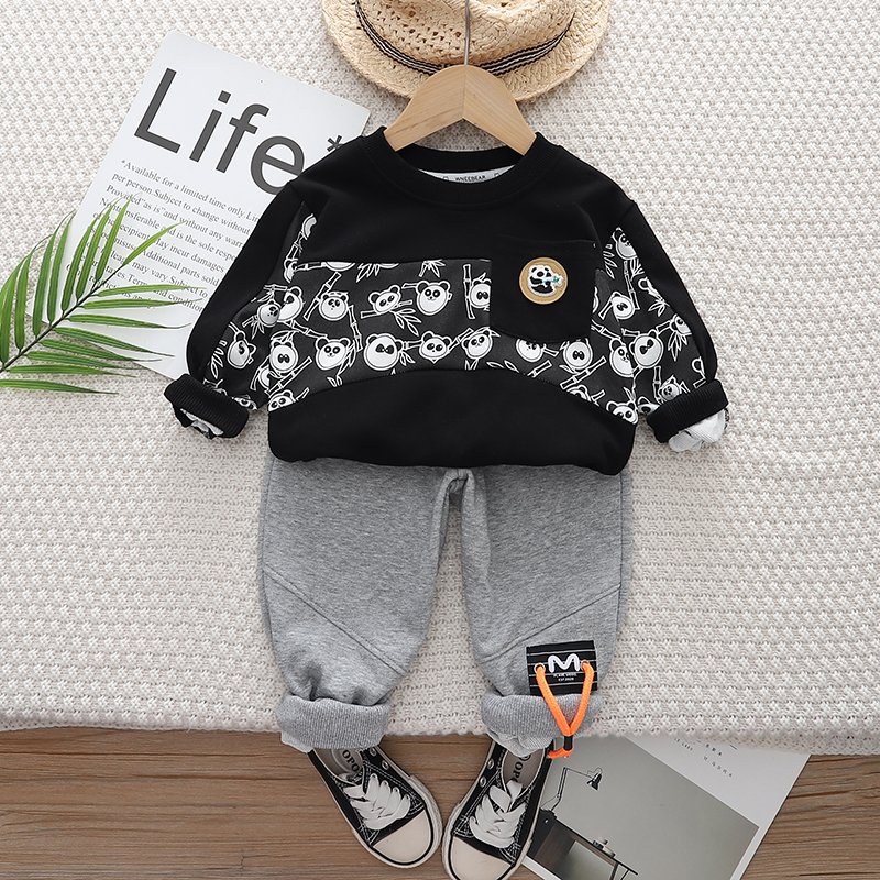 Unisex Short Sleeve Baseball Jacket for Kids Letter Print Leisure Sports Suit for Boys for Spring & Autumn Motorcycle Activities