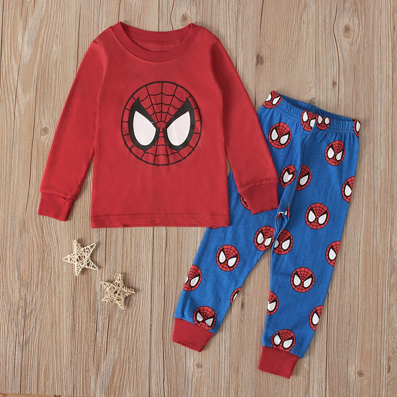Boys Pijamas Kids Set Children's Pyjamas Clothing Sets 2-7 Year Cartoon Pyjama Cute Soft Sleepwear Kids Pajamas Sets