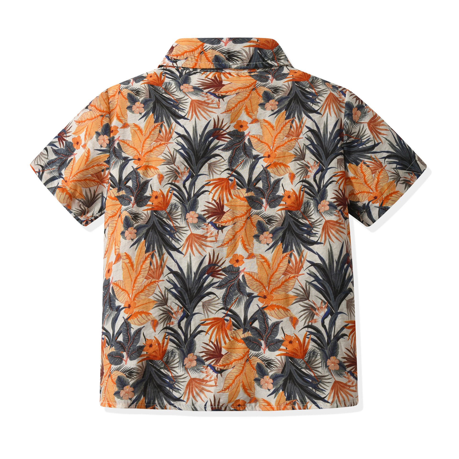 Toddler Baby Boys Boutique Summer Clothing Sets Wholesale Leaf Printed t-shirt Shorts 2pcs Outfit Holiday Boys Clothing Sets