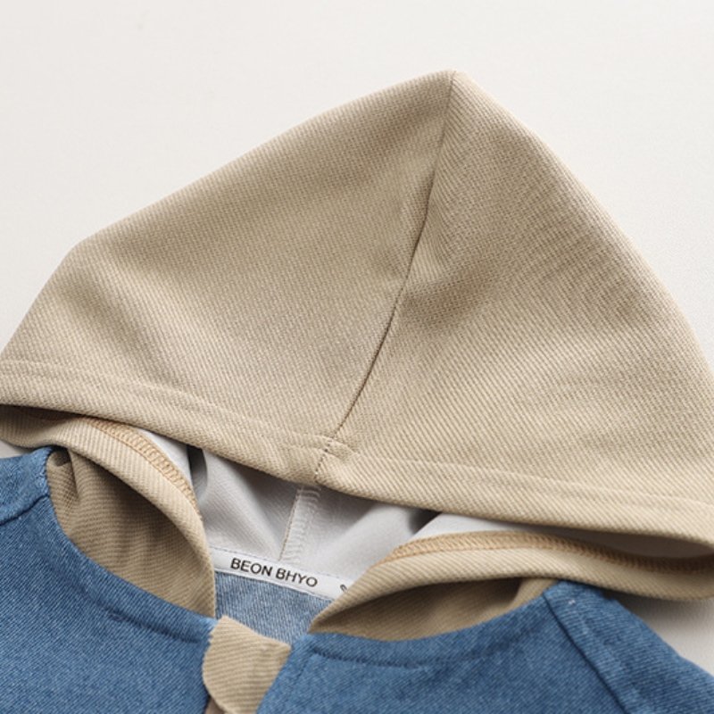 Smiling Cowboy Hoodie Suit For Boy Kids Cotton Trendy Clothes For Kids Cute Handsome Children's Full Suit