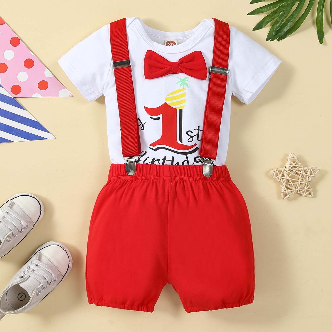 best New seller 2024 Perfect Baby Shower Baby Boy First Birthday Suit For Baby Boy Birthday Gift BBOF-015