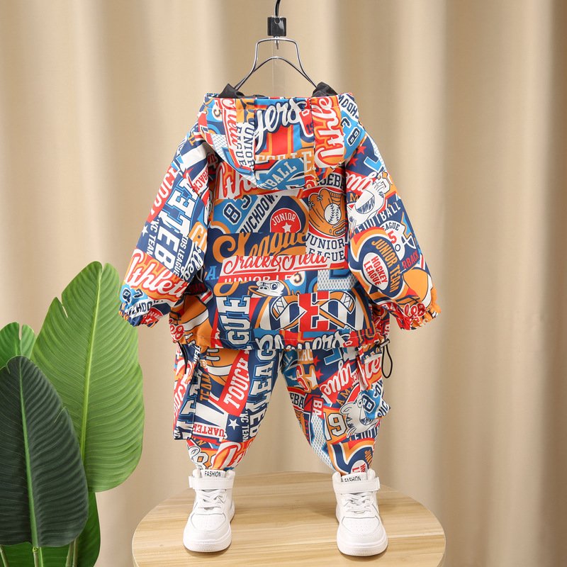 Little Boys Printed Clothes Set Baby Boy Clothes Birthday Gift Baby Boys' Clothes Sets