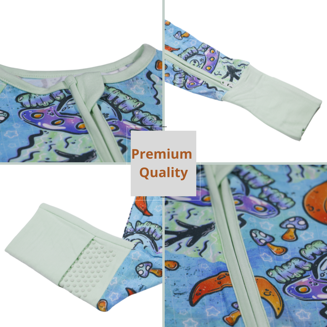 Casual Kids Bamboo Sleepwear Set Summer Pajamas Girls Loungewear Summer Floral Printed Soft Nightwear Set