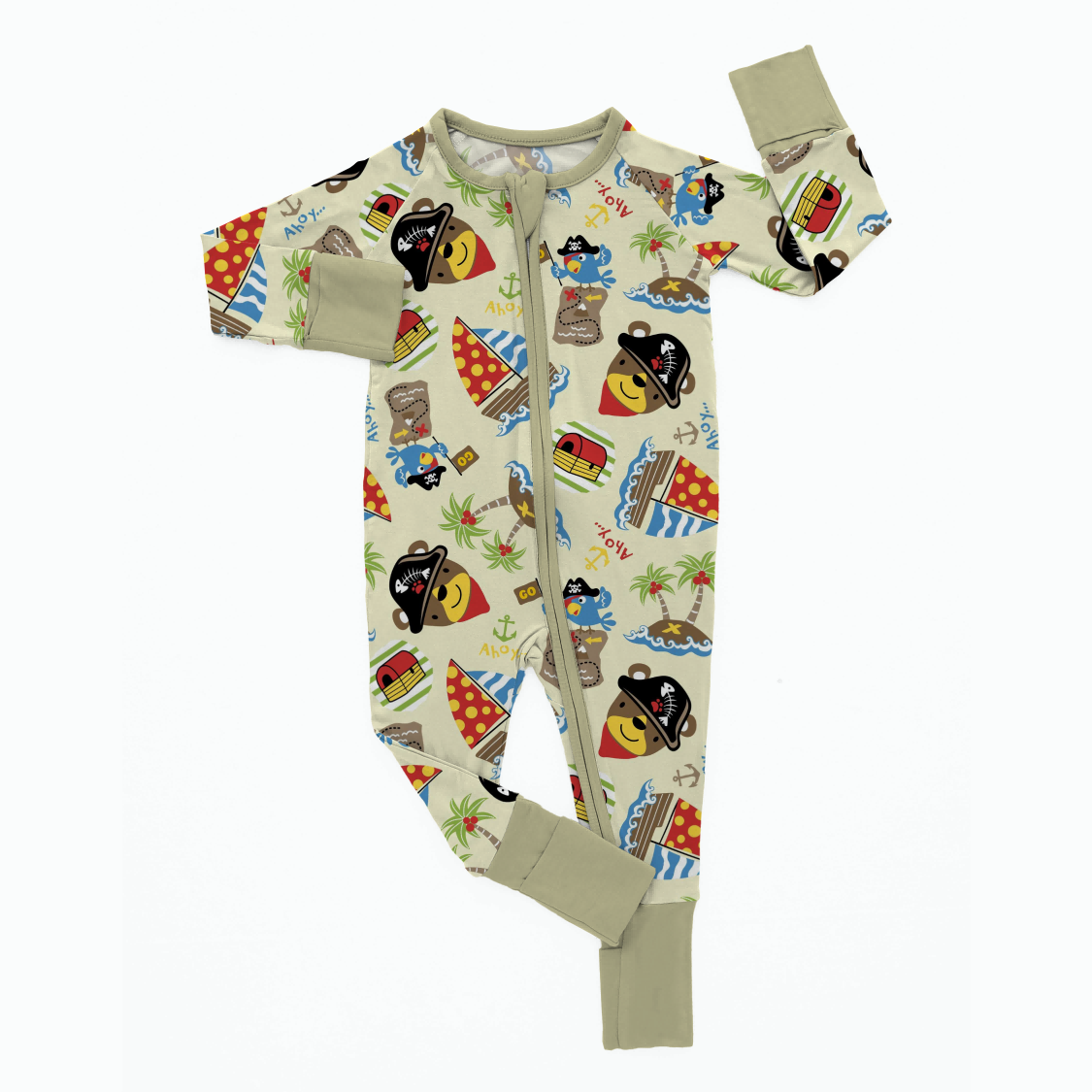 Casual Kids Bamboo Sleepwear Set Summer Pajamas Girls Loungewear Summer Floral Printed Soft Nightwear Set