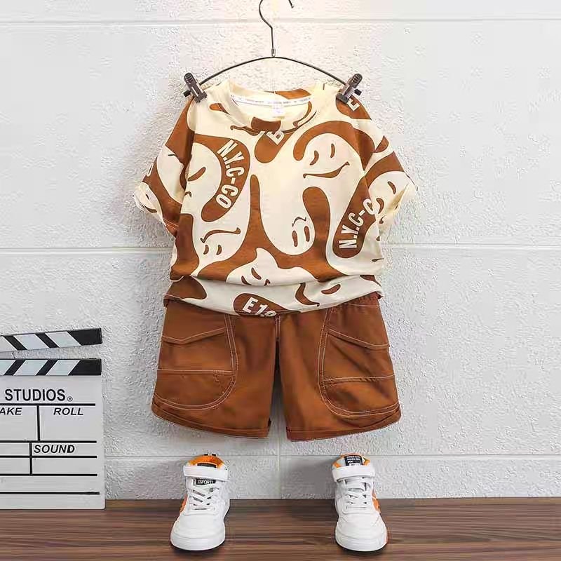 Kids toddler baby boy clothing sets newborn infant summer clothes boys suits