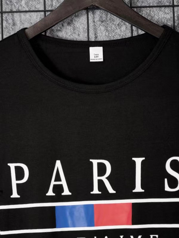 kids clothes boys tshirt children's summer clothes for kids for boy black summer