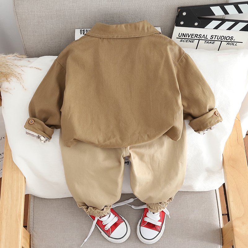 2024 Spring Autumn High Quality children Clothes Suit Long Sleeve T Shirt Coat Trousers 3Pcs Baby clothing Sets