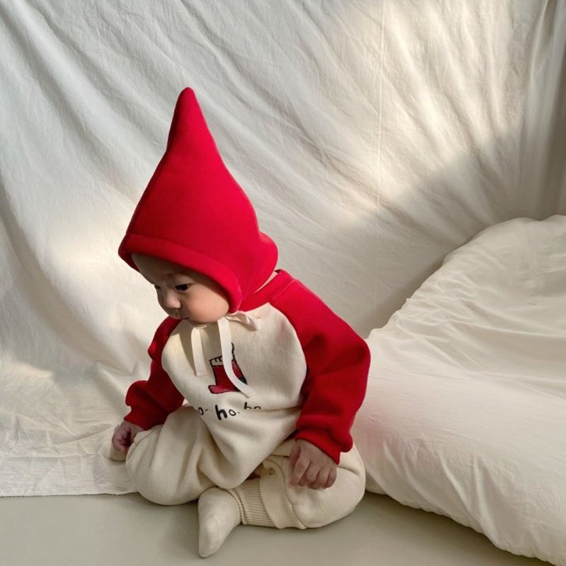 Winter Long Sleeve Casual Hooded Bodysuit Clothes Keep Warm Baby Girl Boy Onesie Clothing Fleece Infant Rompers Wholesale